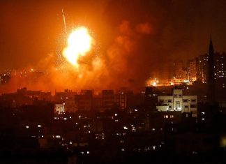 Angkatan Udara Israel Sasar Gaza, Balas Serangan Pejuang Palestina