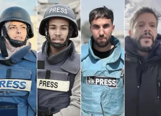 Teroris Israel Membunuh 5 Jurnalis di Khan Younis