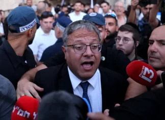 Ben Gvir Ingin Bangun Kompleks Polisi di Pantai Gaza