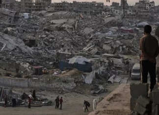 Teroris Israel Hancurkan Gedung di Gaza Timur, Bunuh Warga Selatan