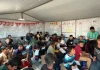 Pendidikan tak Pernah Mati di Gaza, Anak-anak Rela Belajar di Tenda Tengah Reruntuhan