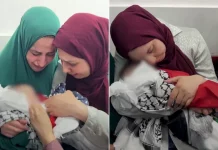 “Ya Habibi, Ya Ummi”, Tangis Ibu Iringi Kepergian Bayi 4 Bulan yang Dibunuh Israel