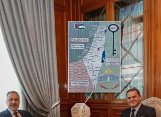“Palestina dari Laut hingga Sungai”: Peta di Belakang Hakan Fidan Bikin Israel Marah
