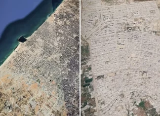 Citra Satelit Terbaru Google Maps Ungkap Luasnya Kehancuran di Gaza