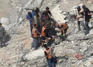 Ketika Gedung As-Sa’adah di Gaza Berubah dari Rumah Jadi Kuburan Massal