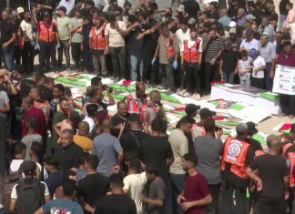 Warga Gaza Makamkan Jenazah 105 Syuhada yang Tertimbun Reruntuhan Selama Tiga Tahun