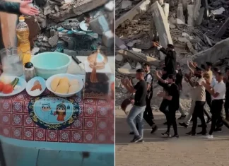 Dari Memasak hingga Pesta Pernikahan, Warga Gaza Menjalani Hidup di Tengah Reruntuhan
