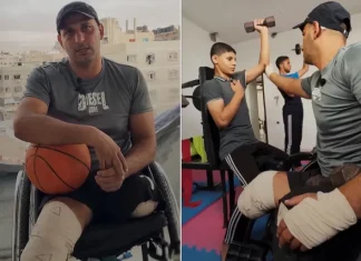 Kehilangan Kedua Kaki Saat Mengungsi, Pesepak Bola Gaza Sulap Kamar Menjadi Tempat Latihan