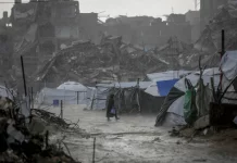 Tenda Lapuk, Hujan dan Banjir Ancam Pengungsi Gaza saat Musim Dingin