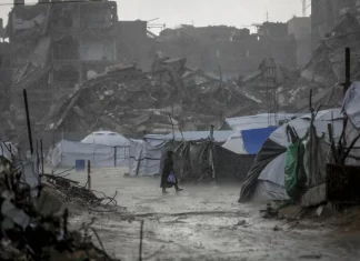 Tenda Lapuk, Hujan dan Banjir Ancam Pengungsi Gaza saat Musim Dingin