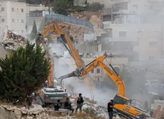 Ben Gvir Pimpin Pembongkaran Rumah Warga Palestina di Al-Quds